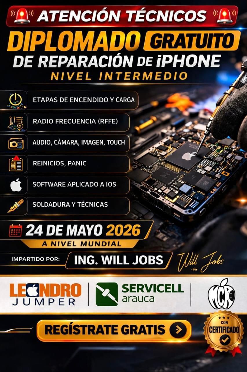 Diplomado Gratuito Reparación iPhone